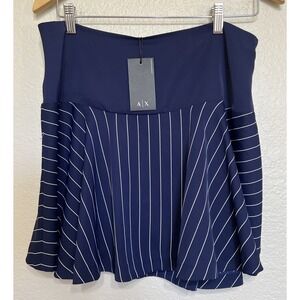 Armani Exchange Women's‎ Tailored Stripe Skirt Size 8 NWT Style # N5G100ZZ